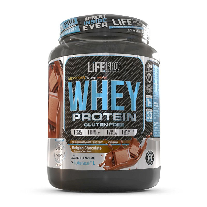 Whey Protein, poudre, 1 kg, Life Pro — Protéine de whey